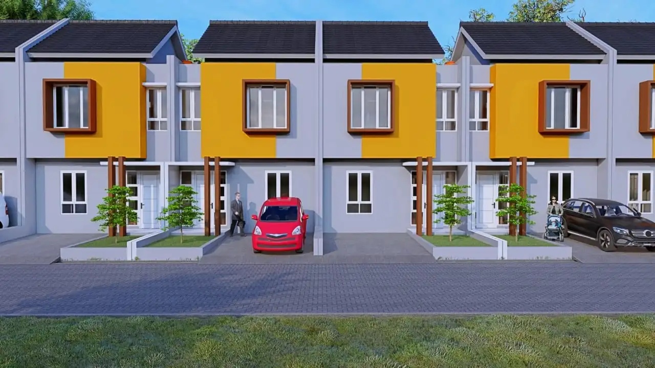 tampak depan 2 lantai B