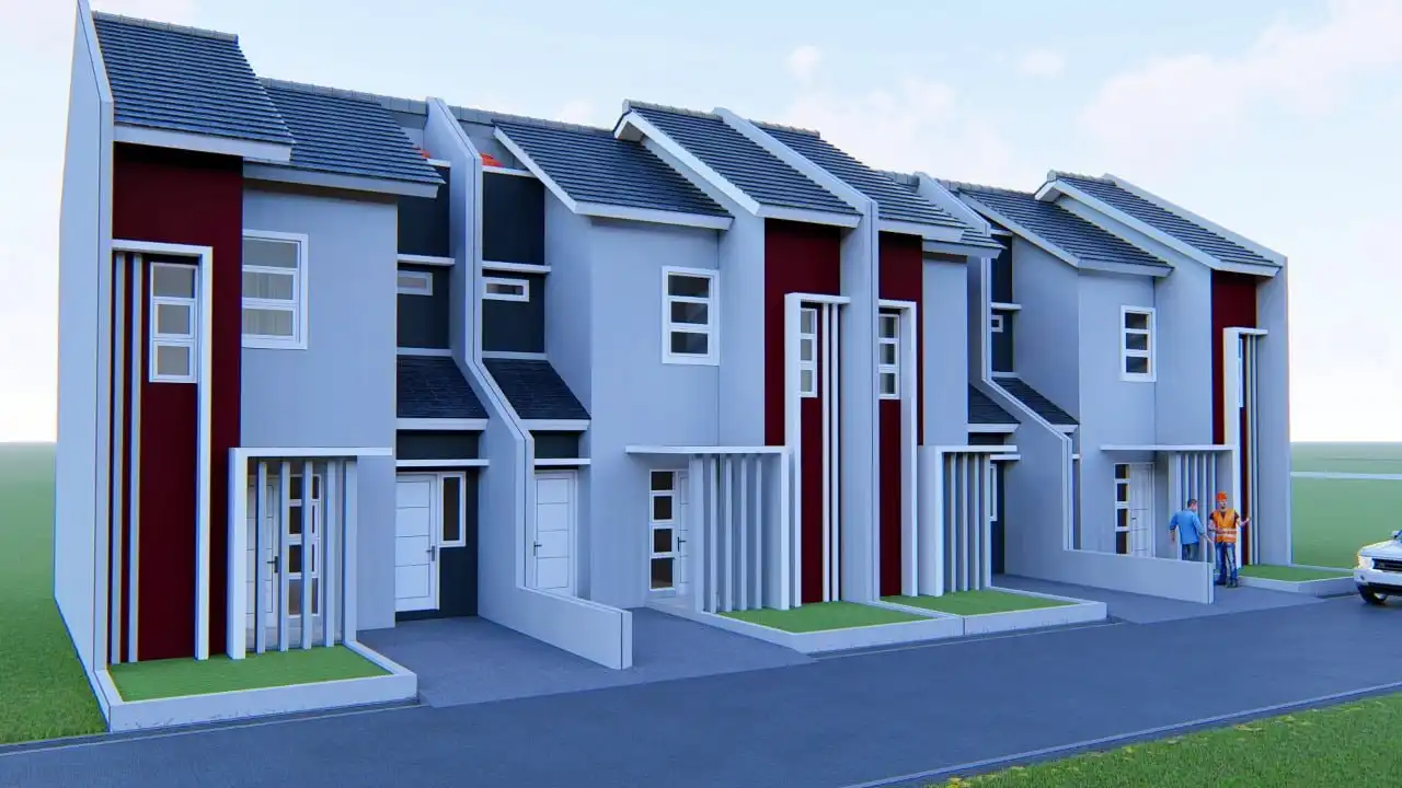 Tampak depan rumah tajur mulia sawangan